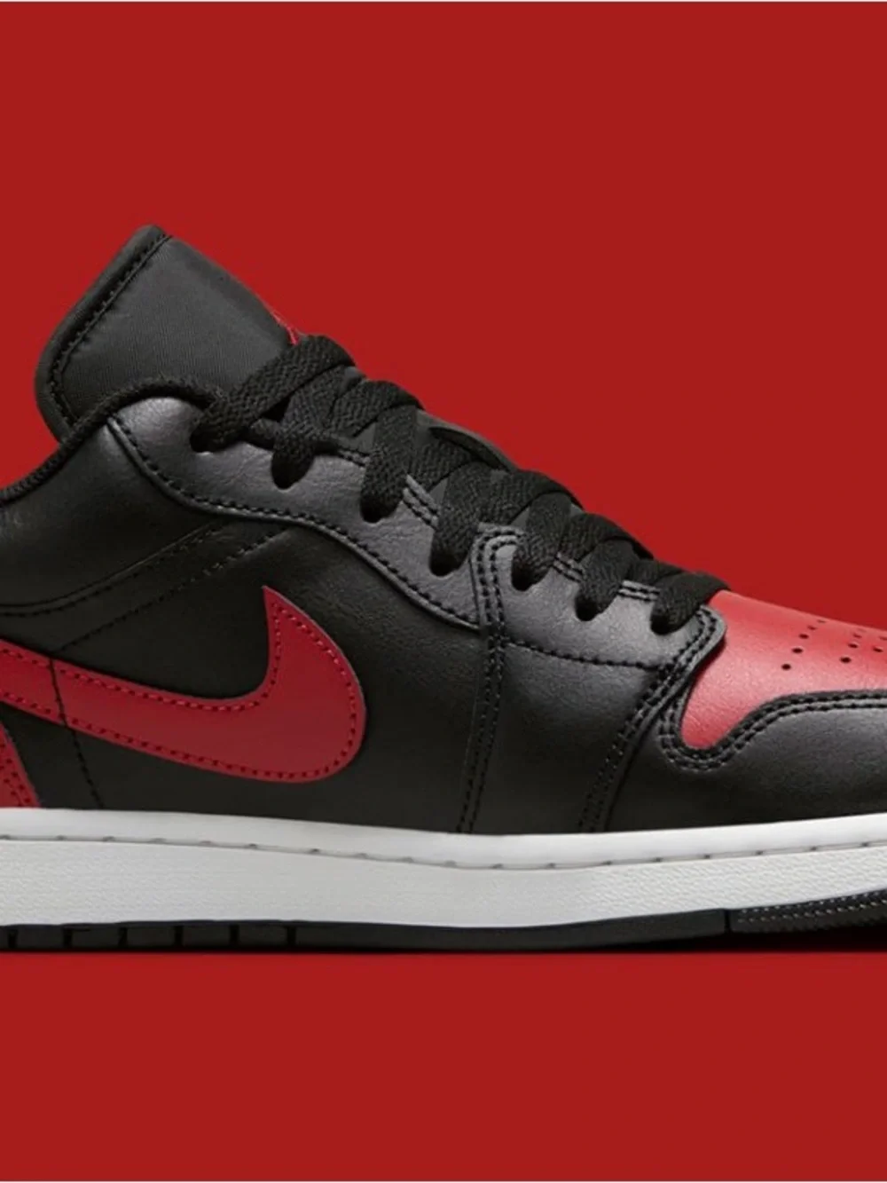 Air Jordan 1 Low - Red-Summit White